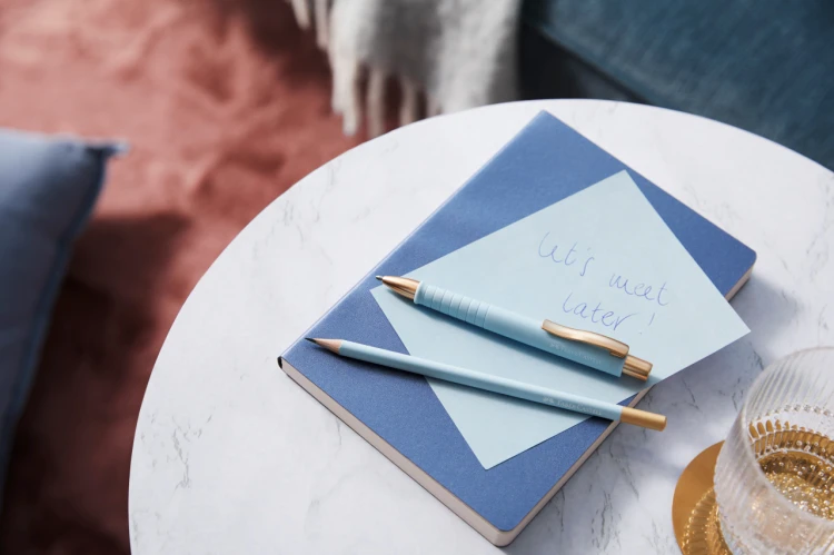Długopis poly ball urban sky blue Faber-Castell – zdjęcie 2