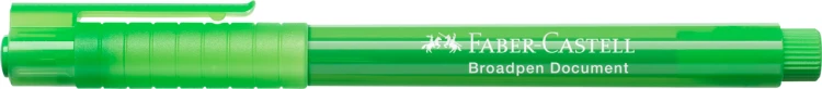 Cienkopis broadpen 1554 jasnozielony Faber-Castell – zdjęcie 3