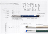 Ołówek automatyczny tk-fine vario l 1 mm w plastikowym etui Faber-Castell – zdjęcie 5