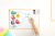 Tablica edukacyjna MemoBe, WHITEBOARDGAME: Sport adventure!, nadruk SPORT, rama drewniana, 90x60 cm – zdjęcie 2