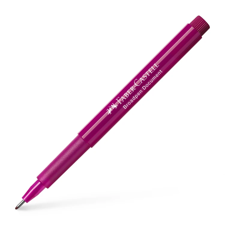 Cienkopis broadpen 1554 magenta faber castell – zdjęcie 4