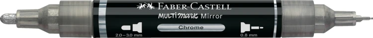 Marker akrylowy multimark kol. 551 liquid chrome Faber-Castell – zdjęcie 2