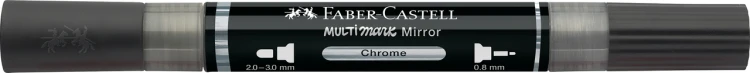 Marker akrylowy multimark kol. 551 liquid chrome Faber-Castell – zdjęcie 3