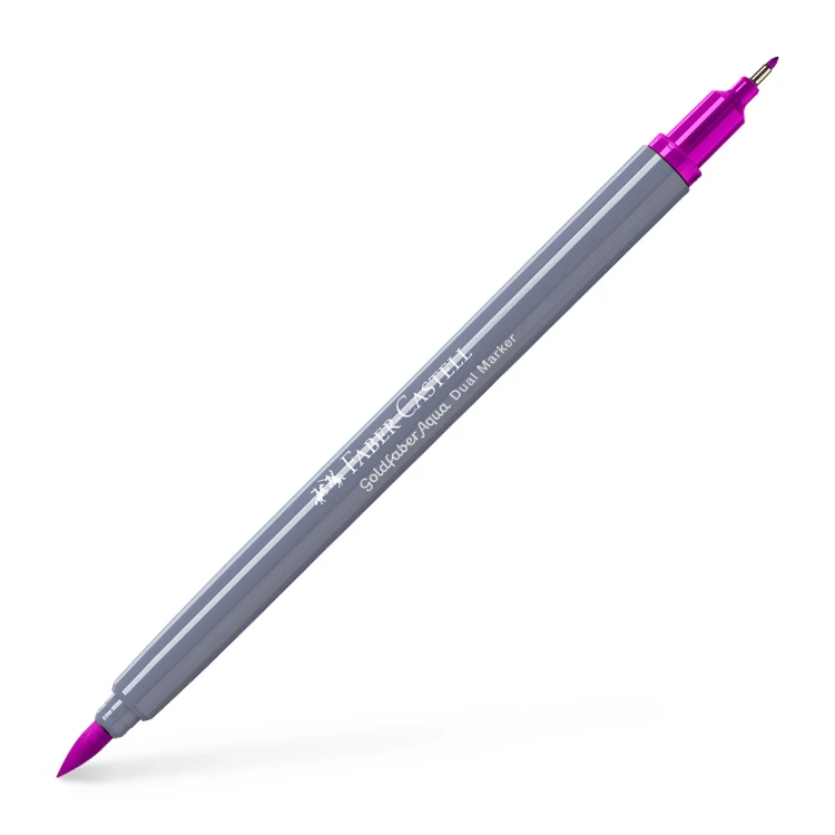 Pisak akwarelowy goldfaber aqua dwustronny kol. 228 Faber-Castell – zdjęcie 3