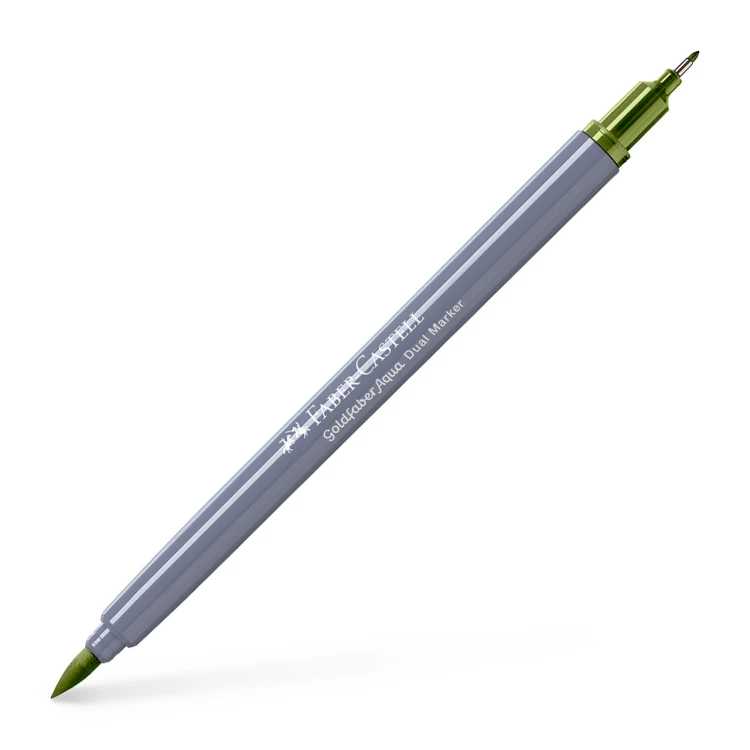 Pisak akwarelowy goldfaber aqua dwustronny kol. 174 Faber-Castell – zdjęcie 3