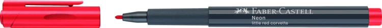 Pisak kreatywny neonowy czerwony (little red corvette) Faber-Castell – zdjęcie 2
