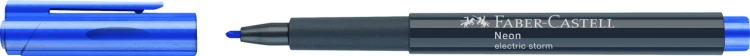 Pisak kreatywny neonowy niebieski (electric storm) Faber-Castell – zdjęcie 2