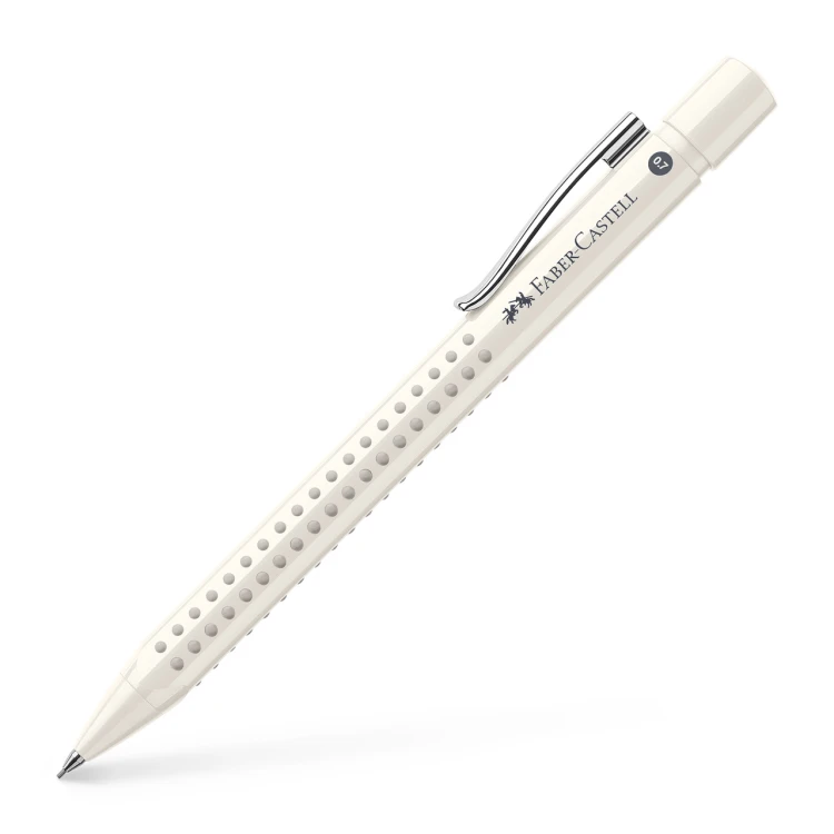 Ołówek automatyczny grip 2010 0,7 mm kremowy (coconut milk) Faber-Castell – zdjęcie 2