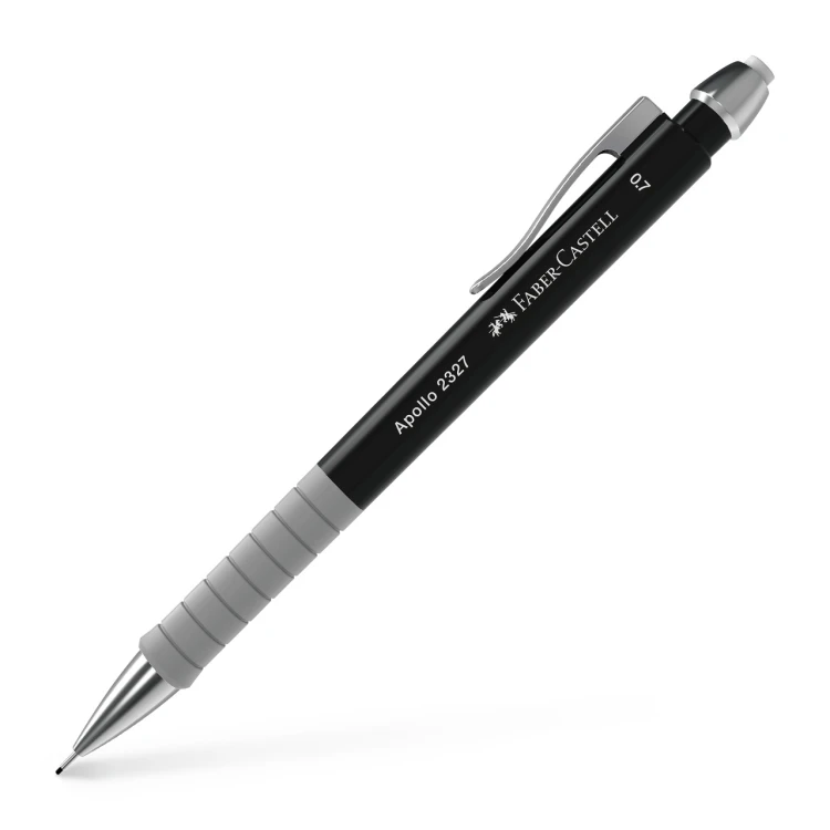 OŁÓWEK AUTOMATYCZNY APOLLO 0,7mm CZARNY FABER-CASTELL – zdjęcie 2