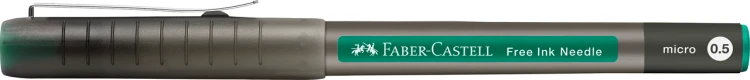 CIENKOPIS KULKOWY FREE INK KOŃCÓWKA  IGŁOWA 0,5 mm ZIELONY FABER-CASTELL – zdjęcie 3