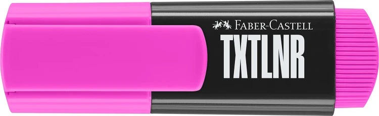 Zakreślacz mini txtlnr neonowy różowy Faber-Castell – zdjęcie 2