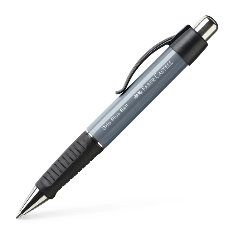 Długopis grip plus 1407 szary Faber-Castell – zdjęcie 2