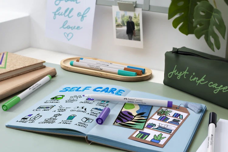 Pisak kreatywny goldfaber 1.5 zestaw 6 kol. creative heaven Faber-Castell – zdjęcie 2