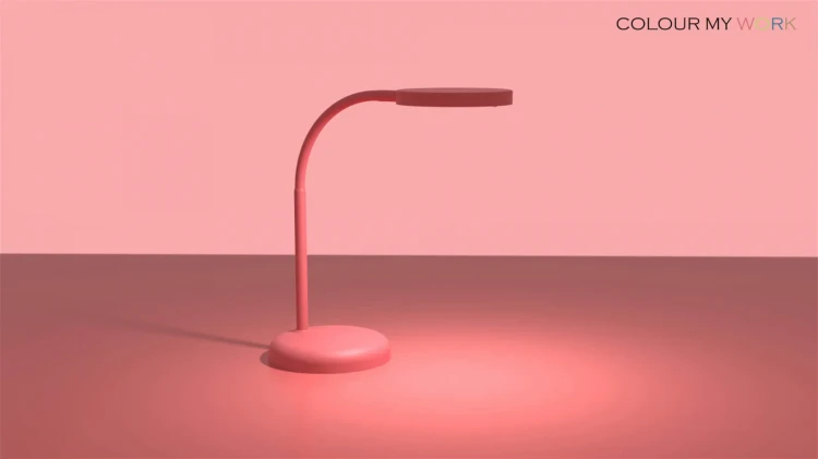 LAMPA BIURKOWA LED MAULjoy RÓŻOWA – zdjęcie 2