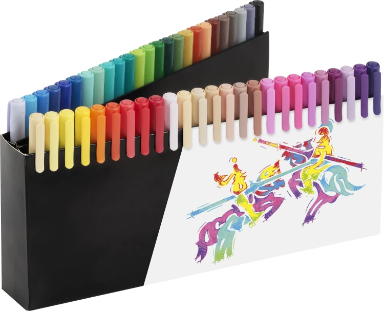 Pisaki pędzelkowe black edition 50 kol. Faber-Castell – zdjęcie 2
