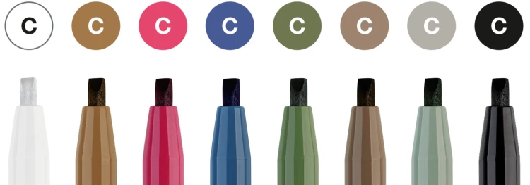 Pitt artist pen zestaw do kaligrafii etui 8 szt. Faber-Castell – zdjęcie 2
