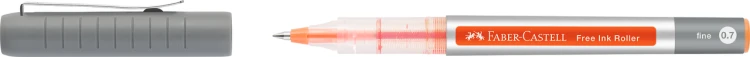 CIENKOPIS KULKOWY FREE INK 0,7mm POMARAŃCZOWY FABER-CASTELL – zdjęcie 4