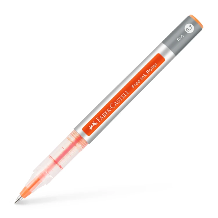 CIENKOPIS KULKOWY FREE INK 0,7mm POMARAŃCZOWY FABER-CASTELL – zdjęcie 5