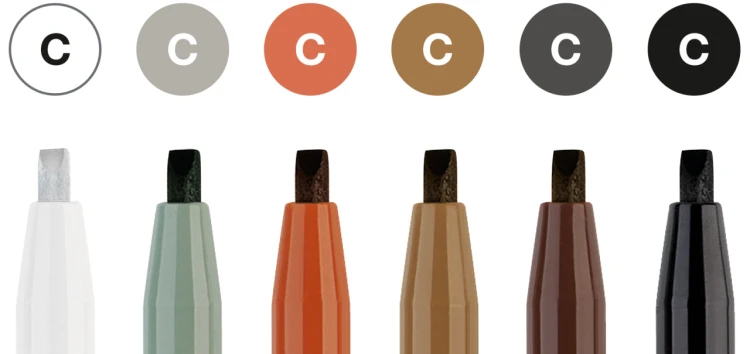 Pitt artist pen zestaw do kaligrafii etui 6 szt. Faber-Castell – zdjęcie 2