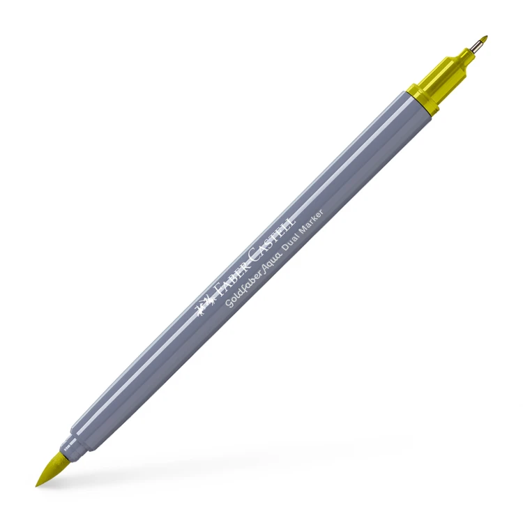 Pisak akwarelowy goldfaber aqua dwustronny kol. 370 Faber-Castell – zdjęcie 3