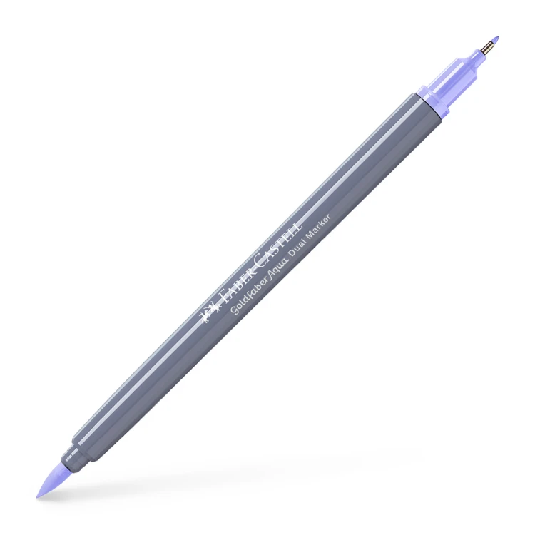Pisak akwarelowy goldfaber aqua dwustronny kol. 196 Faber-Castell – zdjęcie 3