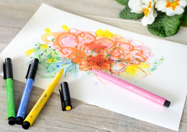 Pitt artist pen brush zestaw 12 kol. pastel Faber-Castell – zdjęcie 3