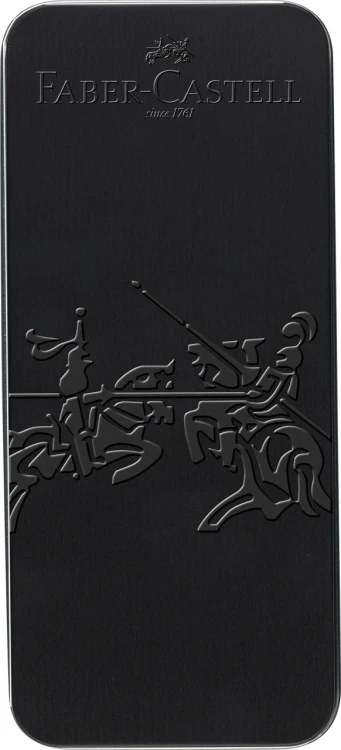 Zestaw grip 2011 pióro + długopis czarne Faber-Castell – zdjęcie 2