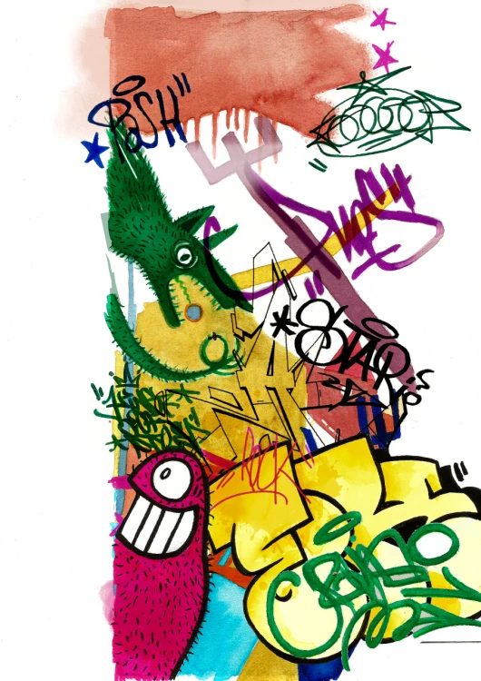 Pisak akwarelowy goldfaber aqua dwustronny zestaw graffiti 6 szt. Faber-Castell – zdjęcie 2