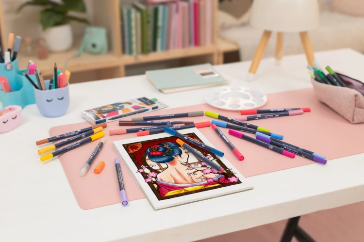 Pisak goldfaber sketch dwustronny zestaw manga 6 kol. Faber-Castell – zdjęcie 3