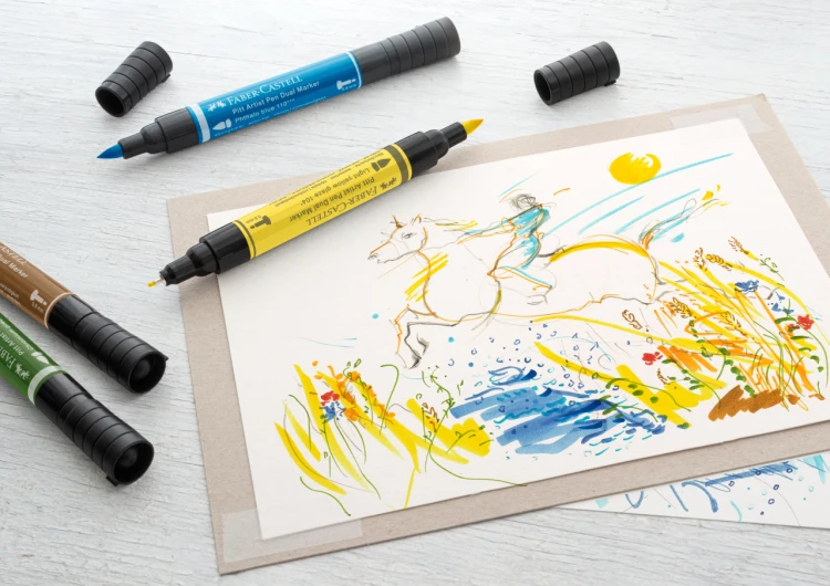 Pitt artist pen dwustronny kol. 146 Faber-Castell – zdjęcie 4