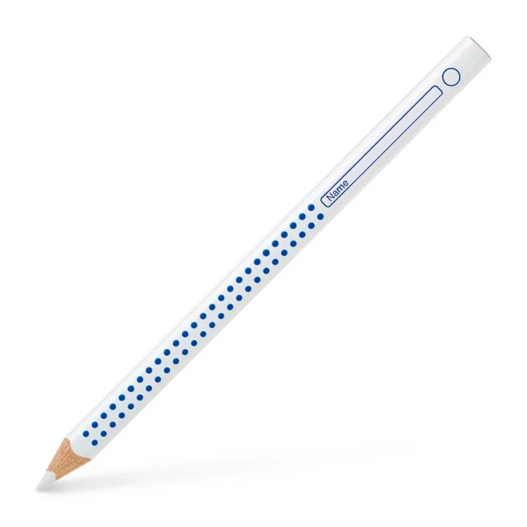 Kredka jumbo grip do tablic biała Faber-Castell – zdjęcie 2