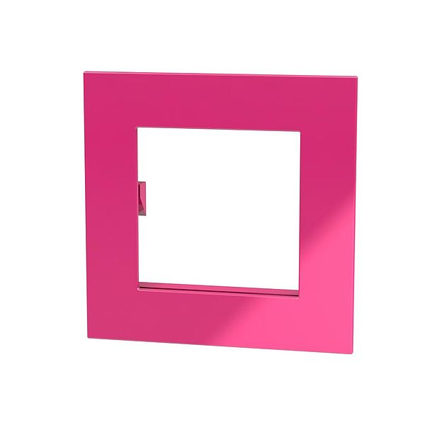 MAGNES MEGA MAGNET SQUARE XL 75x75mm RÓŻOWY DAHLE – zdjęcie 2