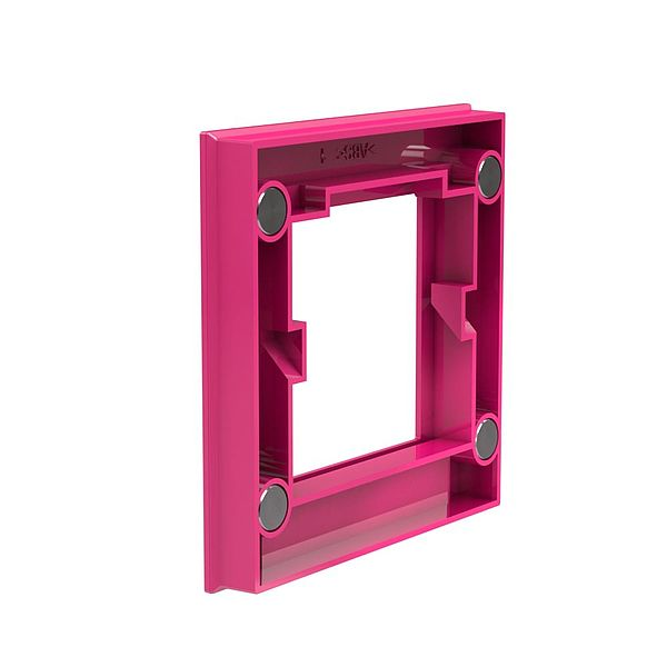 MAGNES MEGA MAGNET SQUARE XL 75x75mm RÓŻOWY DAHLE – zdjęcie 3