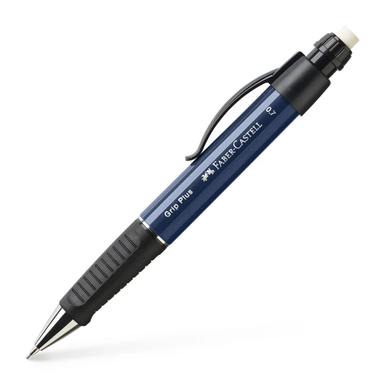 Ołówek automatyczny grip plus 1307 niebieski metalik Faber-Castell – zdjęcie 2