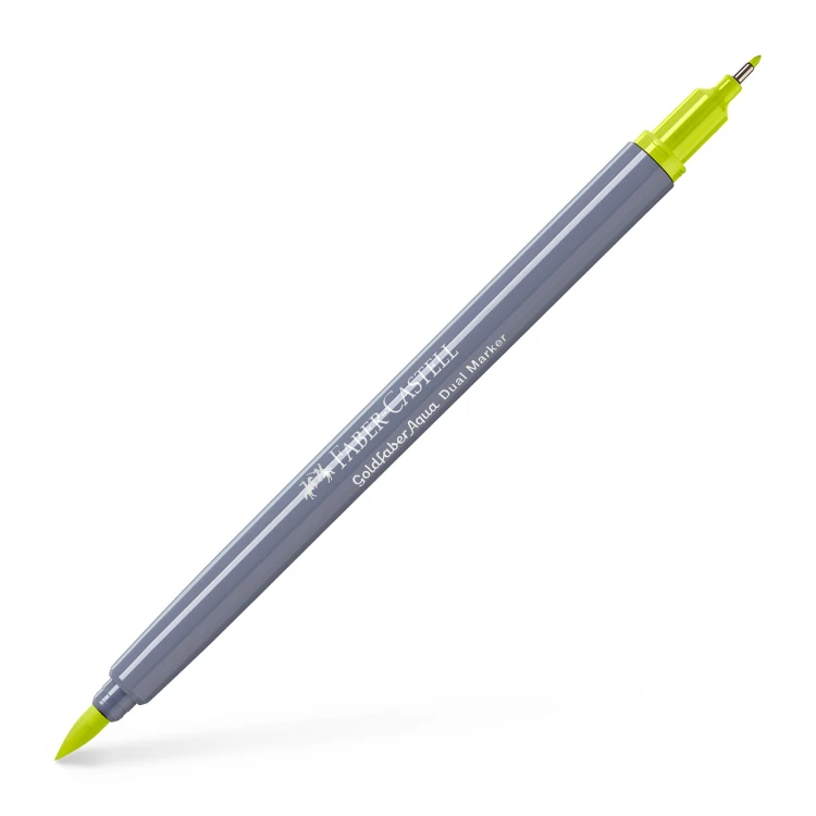 Pisak akwarelowy goldfaber aqua dwustronny kol. 206 Faber-Castell – zdjęcie 3