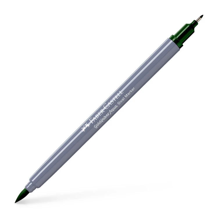 Pisak akwarelowy goldfaber aqua dwustronny kol. 267 Faber-Castell – zdjęcie 3