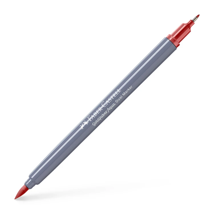 Pisak akwarelowy goldfaber aqua dwustronny kol. 195 Faber-Castell – zdjęcie 3