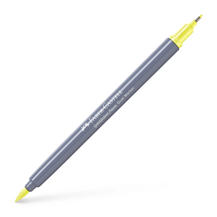 Pisak akwarelowy goldfaber aqua dwustronny kol. 104 Faber-Castell – zdjęcie 3
