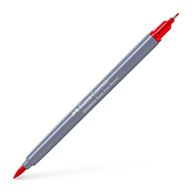 Pisak akwarelowy goldfaber aqua dwustronny kol. 121 Faber-Castell – zdjęcie 3