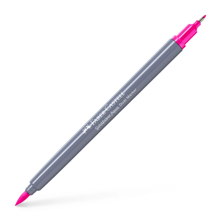Pisak akwarelowy goldfaber aqua dwustronny kol. 128 Faber-Castell – zdjęcie 3