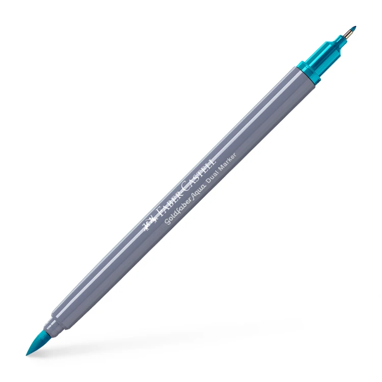 Pisak akwarelowy goldfaber aqua dwustronny kol. 154 Faber-Castell – zdjęcie 3