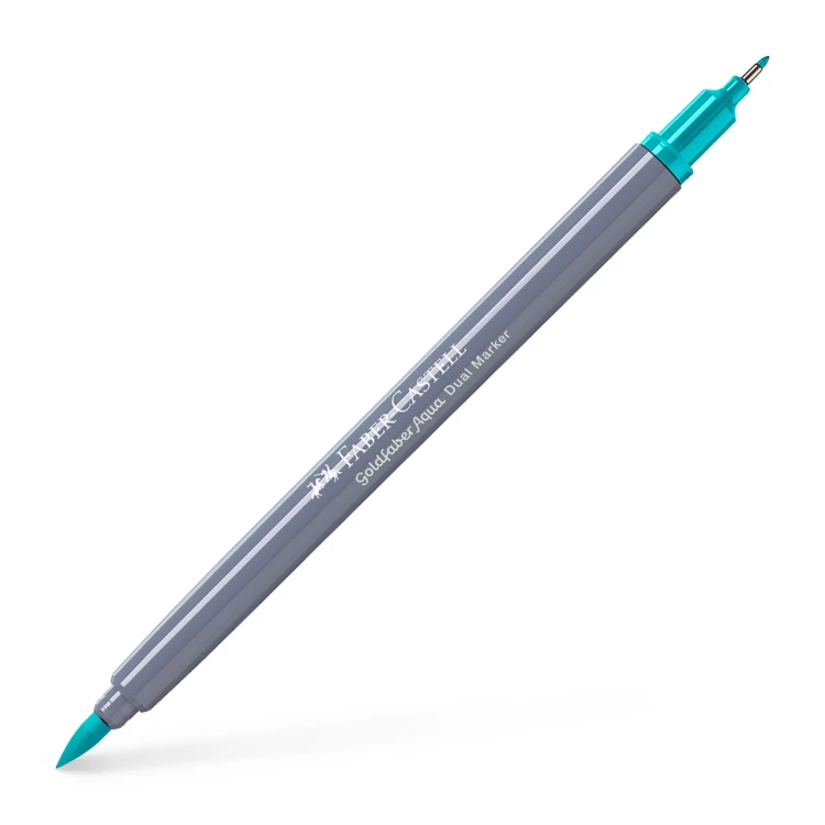 Pisak akwarelowy goldfaber aqua dwustronny kol. 356 Faber-Castell – zdjęcie 3