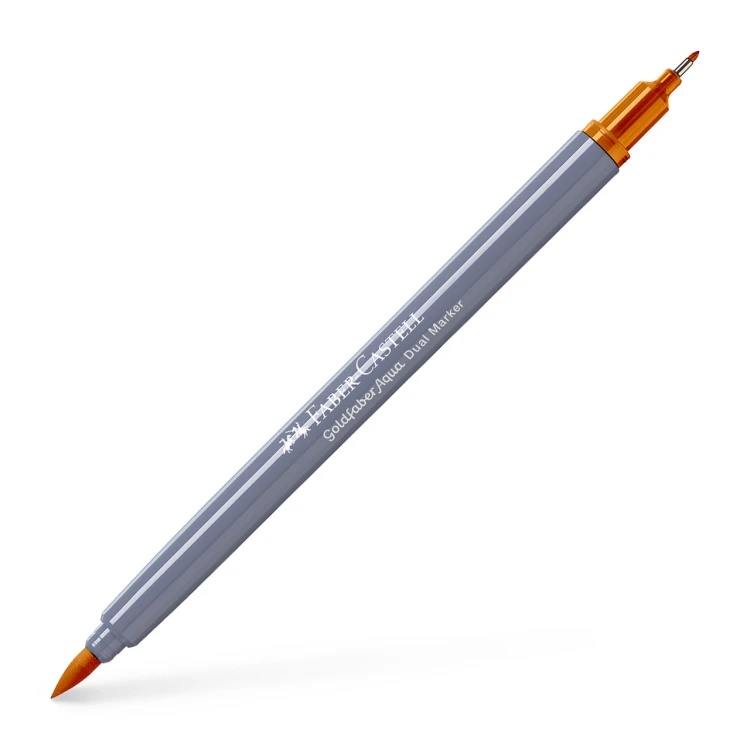 Pisak akwarelowy goldfaber aqua dwustronny kol. 183 Faber-Castell – zdjęcie 3