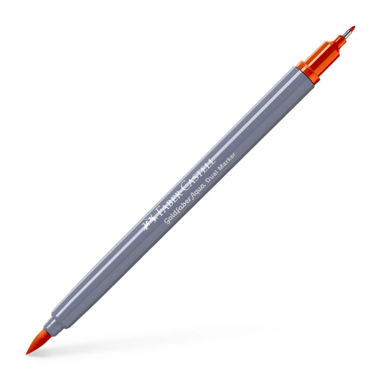 Pisak akwarelowy goldfaber aqua dwustronny kol. 186 Faber-Castell – zdjęcie 3
