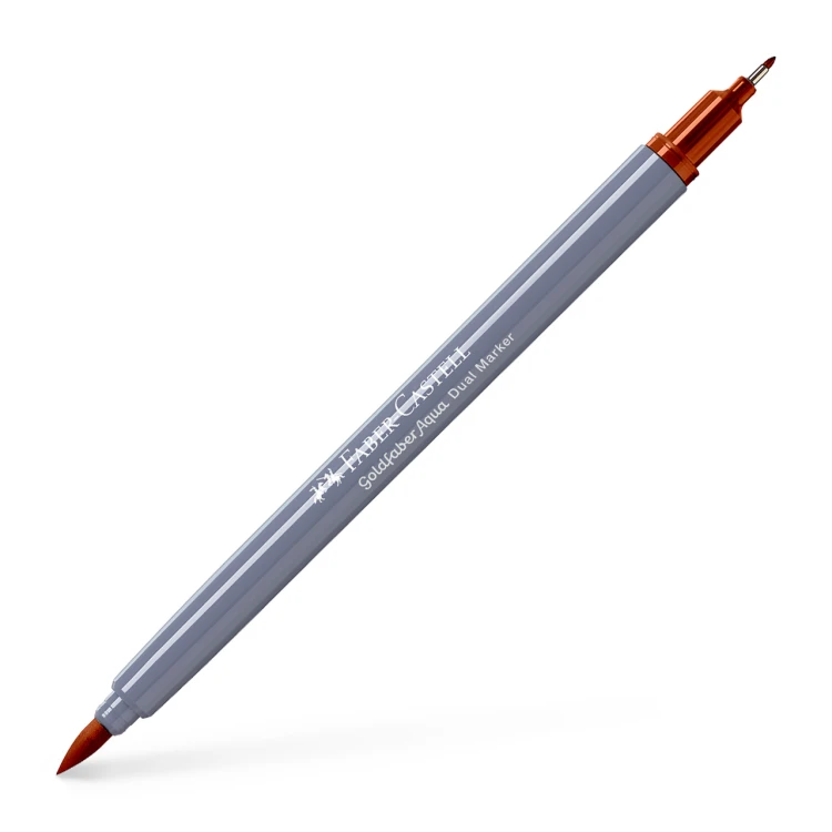 Pisak akwarelowy goldfaber aqua dwustronny kol. 187 Faber-Castell – zdjęcie 3