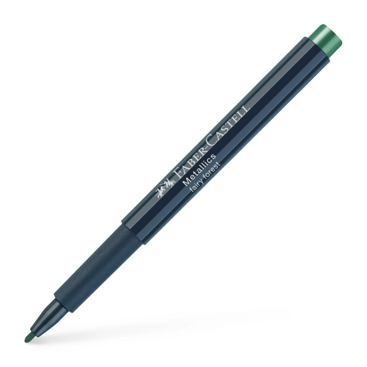 Pisak metaliczny metallic ciemnozielony (fairy forest) Faber-Castell – zdjęcie 4