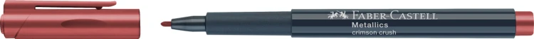 Pisak metaliczny metallic bordowy (crimson crush) Faber-Castell – zdjęcie 2