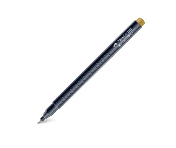 Cienkopis grip jasnobrązowy Faber-Castell – zdjęcie 3