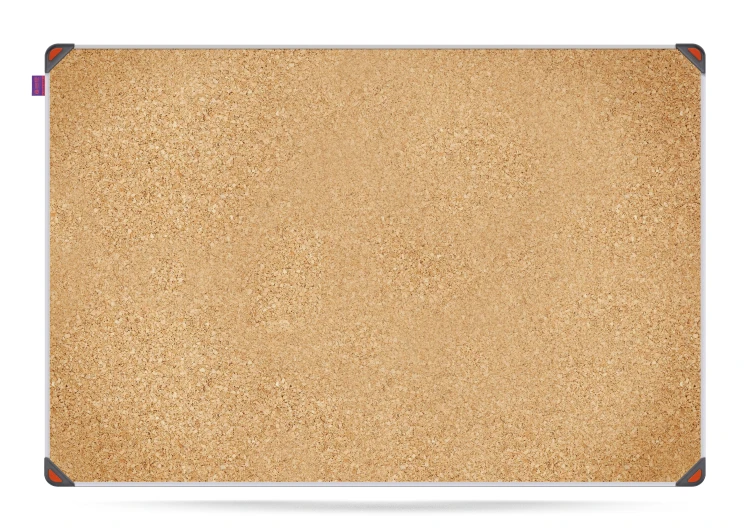 Tablica korkowa MemoBe idea EDGE, rama aluminiowa, 90x60 cm – zdjęcie 2