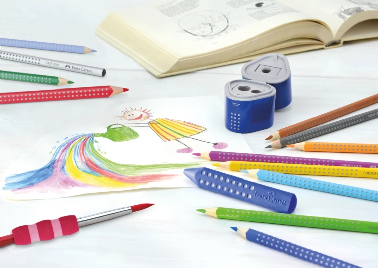 Kredki grip 2001 12 kol. opakowanie metalowe Faber-Castell – zdjęcie 6